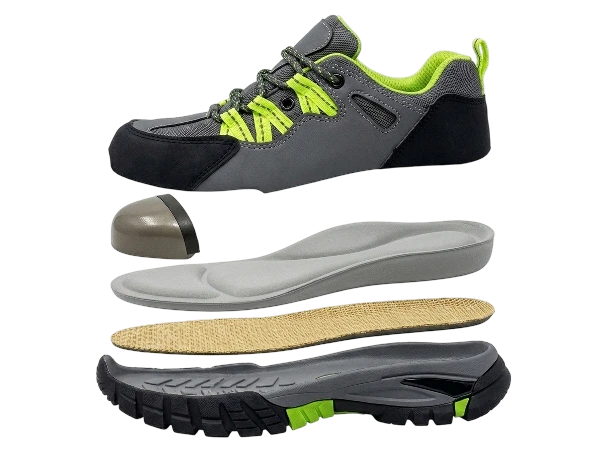 Zapato de seguridad Boots Solution — vista despiece